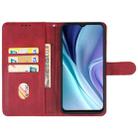 For Itel A50 Leather Phone Case(Red) - 3