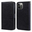 For iPhone 11 Pro Skin Feeling Oil Leather Texture PU + TPU Phone Case(Black) - 1