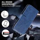 For iPhone 11 Pro Max Skin Feeling Oil Leather Texture PU + TPU Phone Case(Dark Blue) - 6