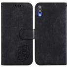 For Samsung Galaxy A10 / M10 Little Tiger Embossed Leather Phone Case(Black) - 1
