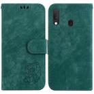 For Samsung Galaxy A10e / A20e Little Tiger Embossed Leather Phone Case(Green) - 1