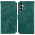 For Samsung Galaxy A05s Little Tiger Embossed Leather Phone Case(Green) - 1