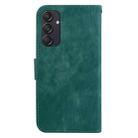 For Samsung Galaxy M55 Little Tiger Embossed Leather Phone Case(Green) - 3