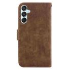 For Samsung Galaxy M15/F15 Little Tiger Embossed Leather Phone Case(Brown) - 3