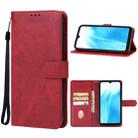 For Fujitsu Arrows We2 Leather Phone Case(Red) - 1