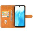 For Fujitsu Arrows We2 Leather Phone Case(Brown) - 3