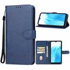 For Fujitsu Arrows We2 Leather Phone Case(Blue) - 1