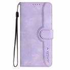 For Honor 200 Pro Heart Pattern Skin Feel Leather Phone Case(Purple) - 2