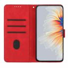 For Honor 200 Lite Global Heart Pattern Skin Feel Leather Phone Case(Red) - 3