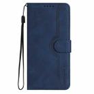 For Honor 200 Lite Global Heart Pattern Skin Feel Leather Phone Case(Royal Blue) - 2