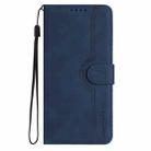 For Honor X9c Global Heart Pattern Skin Feel Leather Phone Case(Royal Blue) - 2