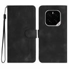 For Honor GT Pro Heart Pattern Skin Feel Leather Phone Case(Black) - 1