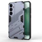 For Samsung Galaxy S24+ 5G Punk Armor 2 in 1 PC + TPU Shockproof Phone Case with Invisible Holder(Grey) - 1
