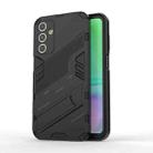 For Samsung Galaxy A15 Punk Armor 2 in 1 PC + TPU Shockproof Phone Case with Invisible Holder(Black) - 1