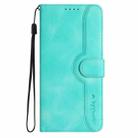 For OPPO Find X8 Pro Heart Pattern Skin Feel Leather Phone Case(Light Blue) - 2