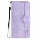 For OPPO Find X8 Pro Heart Pattern Skin Feel Leather Phone Case(Purple) - 2