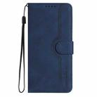 For OPPO Find X8 Pro Heart Pattern Skin Feel Leather Phone Case(Royal Blue) - 2