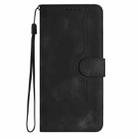 For Realme C75 Global Heart Pattern Skin Feel Leather Phone Case(Black) - 2