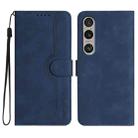 For Sony Xperia 1 VI Heart Pattern Skin Feel Leather Phone Case(Royal Blue) - 1