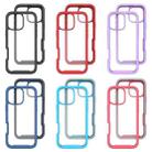 For iPhone 16 Pro Max Starry Sky Solid Color Shockproof TPU Clear PC Phone Case(Black) - 2