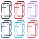 For iPhone 16 Pro Max Starry Sky Solid Color Shockproof TPU Clear PC Phone Case(Red) - 2