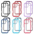 For iPhone 16 Pro Starry Sky Solid Color Shockproof TPU Clear PC Phone Case(Dark Blue) - 2