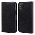 For Samsung Galaxy A31 Skin Feeling Oil Leather Texture PU + TPU Phone Case(Black) - 1