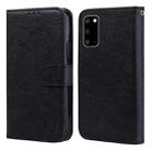 For Samsung Galaxy S20 Skin Feeling Oil Leather Texture PU + TPU Phone Case(Black) - 1