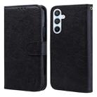 For Samsung Galaxy A54 5G Skin Feeling Oil Leather Texture PU + TPU Phone Case(Black) - 1