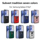 For Samsung Galaxy Z Flip7 Magnetic Holder TPU+PC Phone Case(Dark Green) - 2