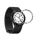 For Samsung Galaxy Watch6 Classic 47mm E Style Smart Watch Steel Ring Protective Frame(Silver) - 1