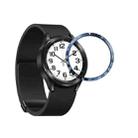 For Samsung Galaxy Watch6 Classic 47mm E Style Smart Watch Steel Ring Protective Frame(Blue) - 1