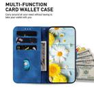 For Xiaomi Redmi 12 Lily Embossed Leather Phone Case(Dark Blue) - 4
