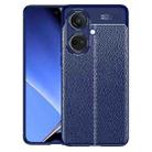 For OPPO K11 5G/OnePlus Nord CE3 Litchi Texture Shockproof TPU Phone Case(Blue) - 1