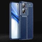 For OPPO A79 5G / A2 5G Litchi Texture Shockproof TPU Phone Case(Blue) - 1