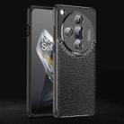 For OPPO Find X7 Ultra Litchi Texture Shockproof TPU Phone Case(Black) - 1