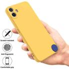 For Nothing CMF Phone 1 Pure Color Liquid Silicone Shockproof Phone Case(Yellow) - 2