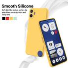 For Nothing CMF Phone 1 Pure Color Liquid Silicone Shockproof Phone Case(Yellow) - 3