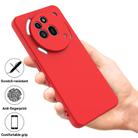 For Nothing Phone 3a Pro Solid Color Liquid Silicone Dropproof Full Coverage Phone Case(Red) - 2