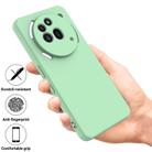 For Nothing Phone 3a Pro Pure Color Liquid Silicone Shockproof Phone Case(Green) - 2