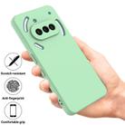 For Nothing Phone 3a Pure Color Liquid Silicone Shockproof Phone Case(Green) - 2