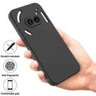 For Nothing Phone 2a Plus Pure Color Liquid Silicone Shockproof Phone Case(Black) - 2