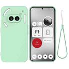 For Nothing Phone 2a Plus Pure Color Liquid Silicone Shockproof Phone Case(Green) - 1