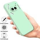 For Nothing Phone 2a Plus Pure Color Liquid Silicone Shockproof Phone Case(Green) - 2