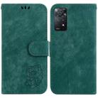 For Redmi Note 11 Pro 4G/5G Global Little Tiger Embossed Leather Phone Case(Green) - 1