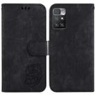 For Xiaomi Redmi 10 / 10 Prime Little Tiger Embossed Leather Phone Case(Black) - 1