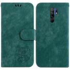 For Redmi 9 / 9 Prime Little Tiger Embossed Leather Phone Case(Green) - 1