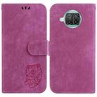 For Xiaomi Mi 10T Lite 5G / Mi 10i 5G Little Tiger Embossed Leather Phone Case(Rose Red) - 1