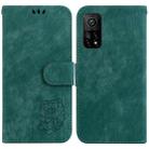 For Xiaomi Mi 10T Pro 5G / Mi 10T 5G Little Tiger Embossed Leather Phone Case(Green) - 1