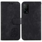 For Xiaomi Mi 10T Pro 5G / Mi 10T 5G Little Tiger Embossed Leather Phone Case(Black) - 1